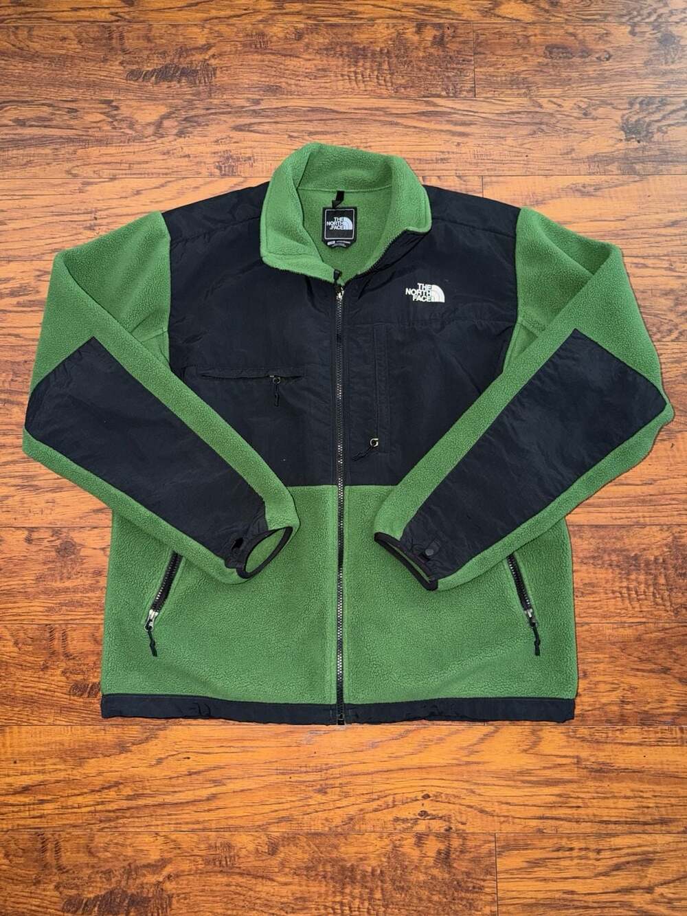 vintage men's large northface Denali jacket green